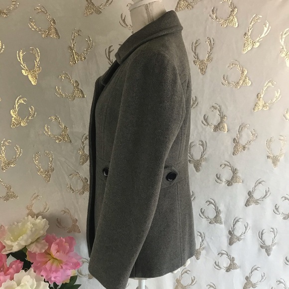 Calvin Klein Gray Coat Sz 6P (Z30) - Picture 3 of 8